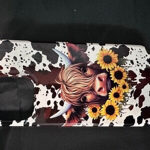 Cow Print iPhone Case Western Sunflower Farm Animal Cute Cover Fits iPhone 12/13